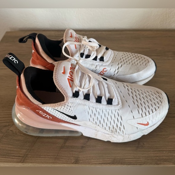 Nike White and Orange Athletic Shoes - Picture 4 of 5